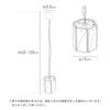 VENTOTA Glass Pendant Hanging with Remote Color Temperature LED Bulb Indirect E17 Stylish Antique Ceiling Adjustable Cord Living Dining Haloi CR