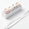 Cute Cat Keycap Fidget Keychain Mini Keycap Finger Button Press Toy Keychain  Gift for Adults
