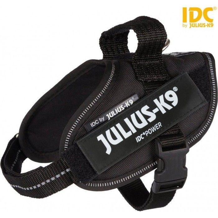 Harnais - JULIUS-K9 - Power IDC - Mini-Mini - 40-53 Cm - Noir - Ergonomique