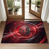AC Milan Design Crystal Velvet Rug Soft Decorative Mat for Bedroom Entrance