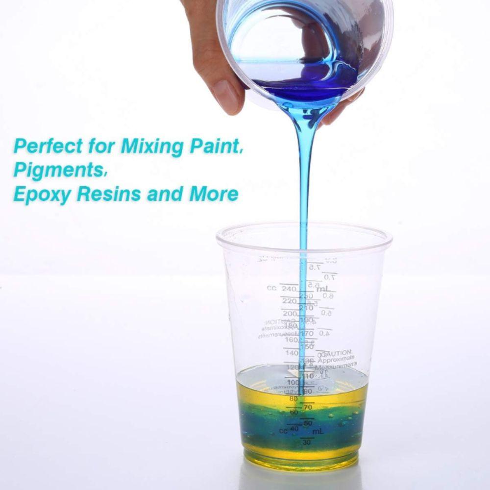 Plastic Epoxy Resin Mixing Cups Disposable Plastic Mixing Cups Epoxy Resin Mixing