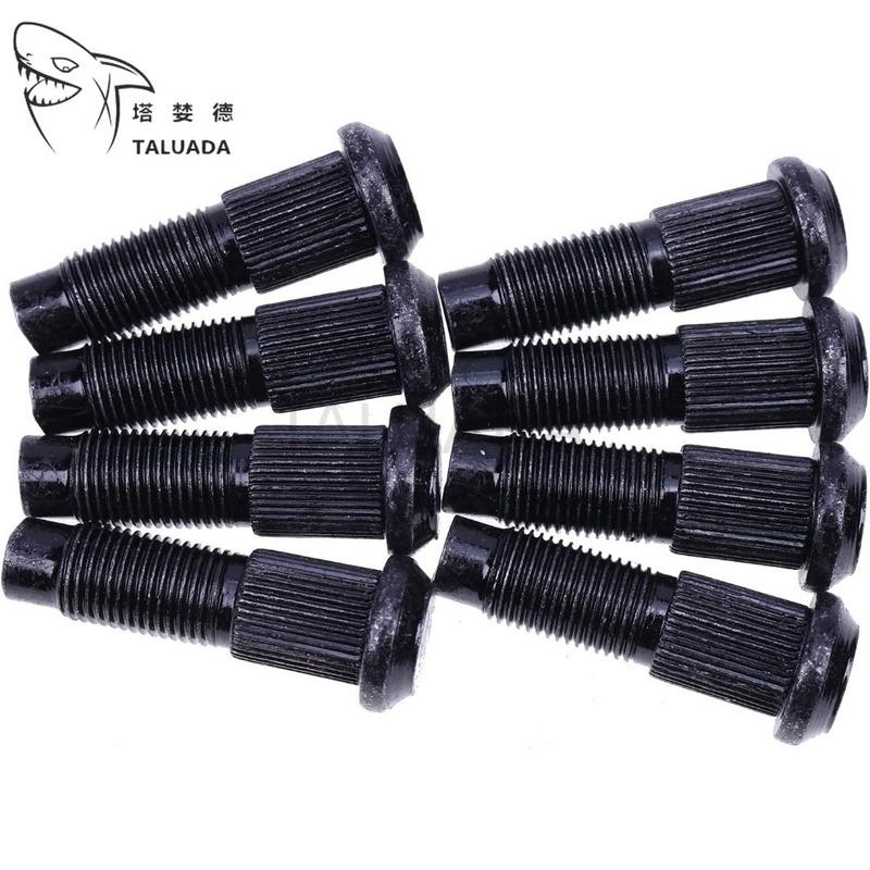 8X Rim Lug Wheel Nut 6564669 & 8X Rim Stud Wheel Bolt 6709170 Set For Bobcat 751 753 763 863 873 883 S150 S175 S185 Excavators