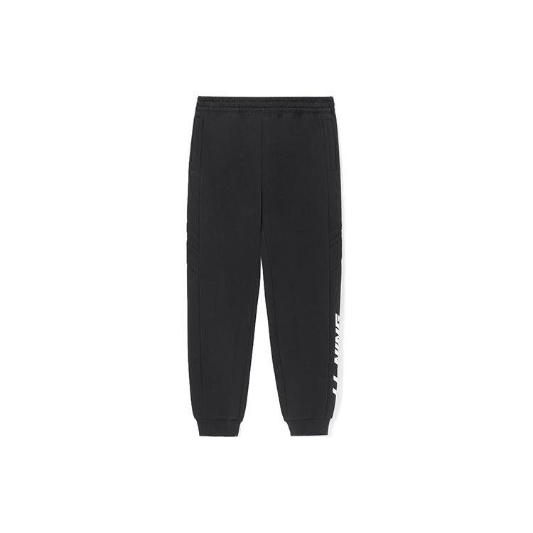 Li-Ning Graphic Sweatpants  Black White  Men s AKLS077-1 M