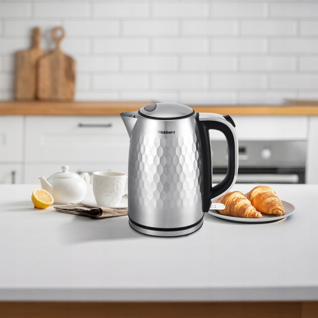 Webber WK-330 Cordless Electric Kettle 2200 W 1.7 L Black INOX