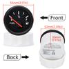 52mm Fuel Level Gauge Fuel Gauge Oil Tank Level Gauge Indicator With Red Backlight Fuel Tank Meter For Marine Boat Car 12V 24V