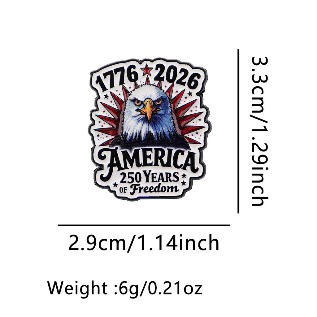 Commemorative Enamel Pin Limited Edition Metal Fashion Brooch Us Patriotic Badge Timeless American Flag Lapel Pin For Gift For