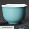 Cha Xun Sky Blue Ceramic Master Tea Cup
