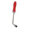 Rowkarka do podłóg Solidny stalowy frez do rowkowania z 3 zapasowymi ostrzami do montażu podłóg z tworzywa PVC Czerwony buk handle