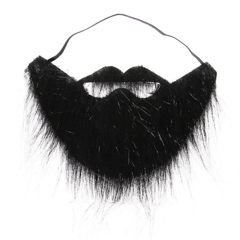 Maskeradeball Rekvisitter Morsomt Kostyme Bart Halloweenfest Mustasje Piratfest Dekorasjon Svart Falsk Skjegg Mustasje