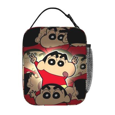 Back To School Season Crayon Shin-chan Handbag Naughty Shin Boy (19) New High Street Personalised Solid Lunch Bag