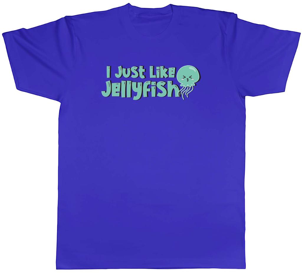 Unisexs T Shirt I Just like Jellyfish Green Unisex Tee Gift