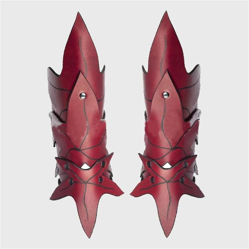 Medieval Punk Vintage Wrist Guard for Men for Parties and Festivals Vintage Arm Protector Lace Up Embossing Cuff