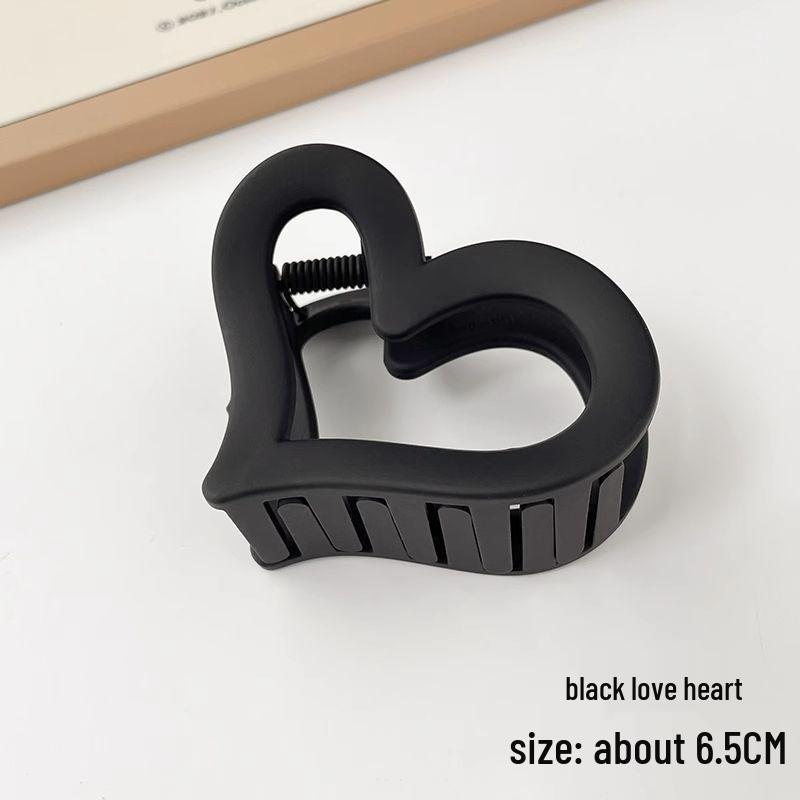 

Heart-Shaped Claw Clips for Thin Hair - Ideal for Half Updos and Adult Styles