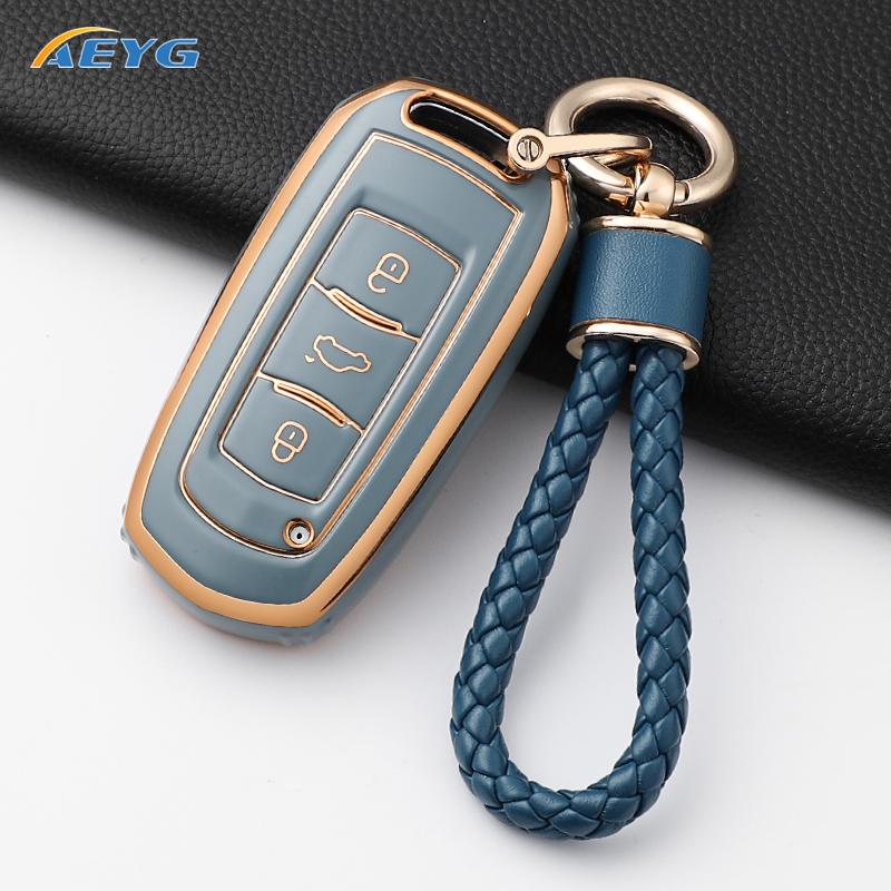 Tpu Car Key Case Cover For Geely Emgrand 7 Gx3 Atlas Gs Nl3 Gili Emgrand 7 Ex7 Gt Gc9 Protected Shell Fob Accessories