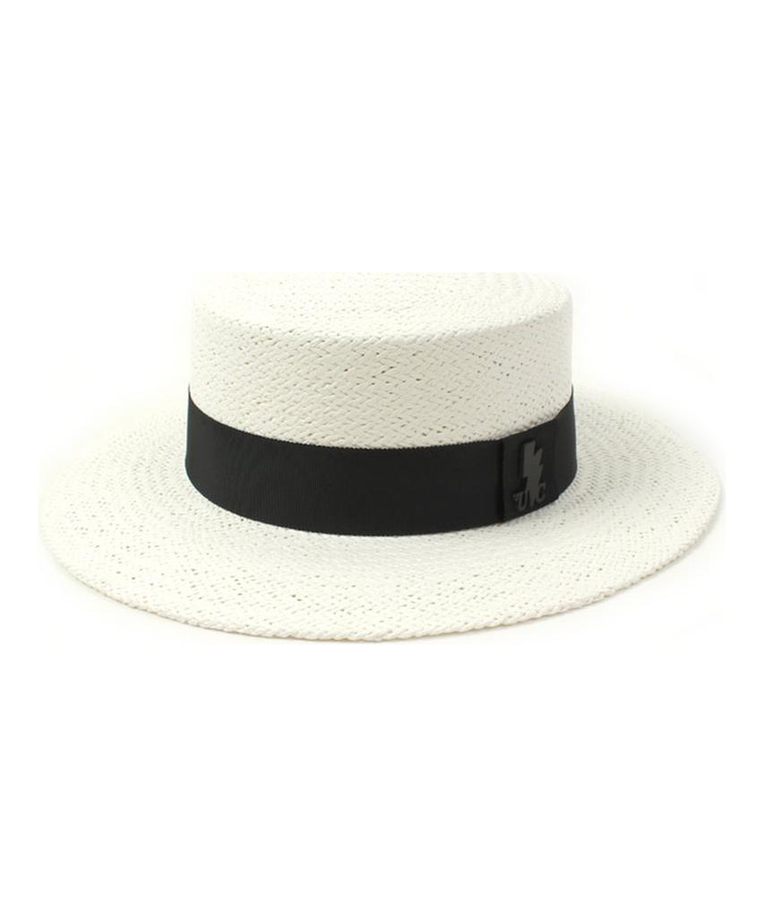 Yunibeosyeolkemiseuteuli Black Line White Panama Hat Panama Hat
