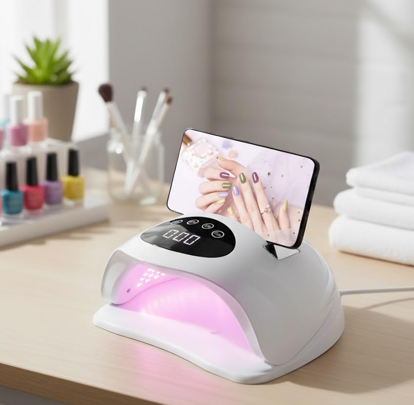 Faerie Gel Nail 72 Gentle Red LED UV LED Smartphone Stand Low Heat Compatible with All Motion Nail Resin Curing Japanese Instruction Manual Warranty
