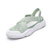 Summer 2025 Women's White Thick-Soled Espadrille Sandals - Breathable, Hollowed-Out Flats