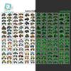 Ricaron 2025 Waterproof Luminous Racing Motorcycle & Car Tattoo Stickers