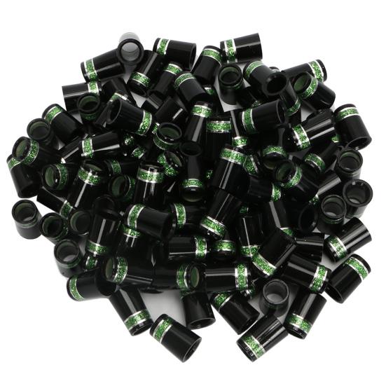 10Pcs Tough Golf Ferrule Lightweight Compact Glitter Design Golf Iron Ferrule for Sport