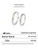 S925 Sterling Silver Tyndall Effect Adjustable Couple Rings for Men and Women - Niche Design