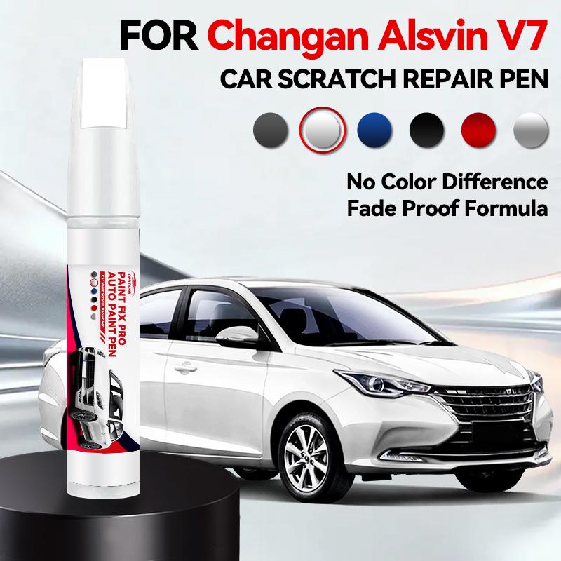 Paint Repair Pen Touch Up Scratch Remover DIY Auto Accessories Silver White Blue Red For Changan Alsvin V7