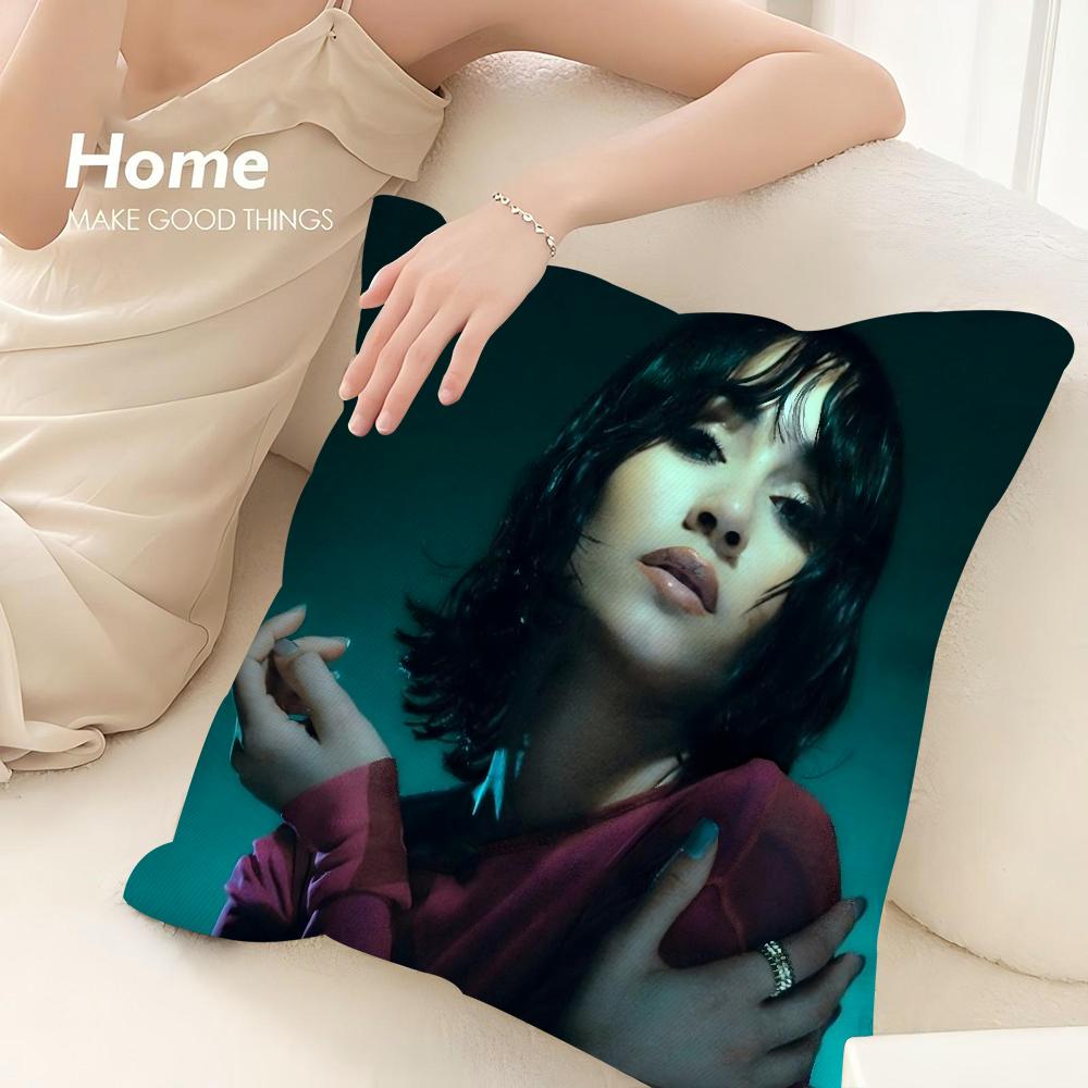 Singer A-Aitana O-Ocanas Pillow Case Sofa Decorative Home Double-sided Print Plush Square Throw Pillow Covers Cushion Decor