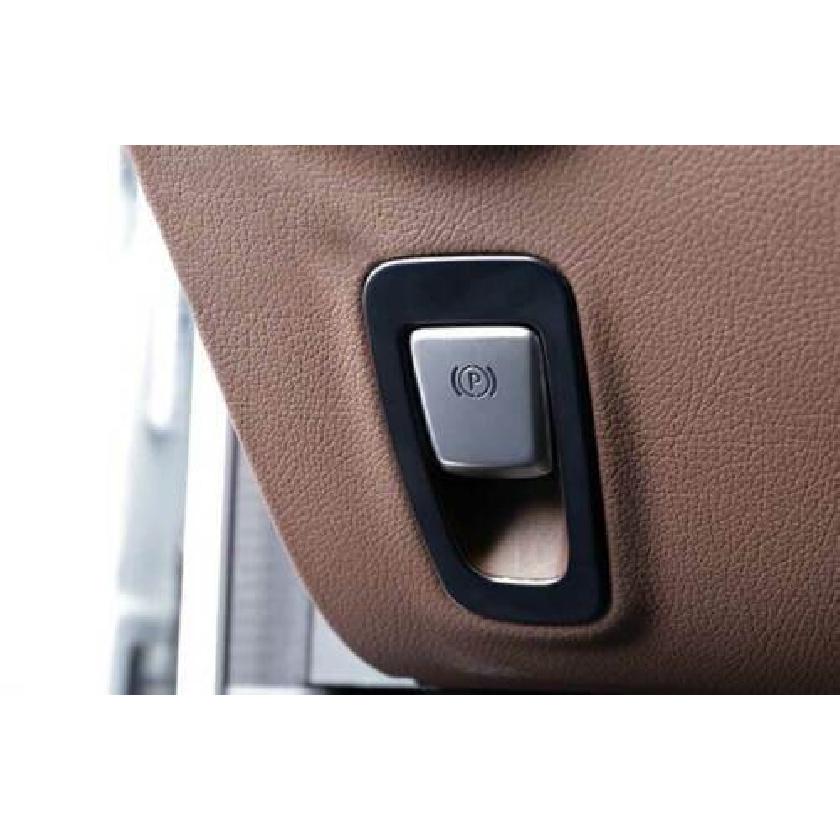Black Steel For Benz E-Class W213 Electronic Handbrake Panel 2016- 1PCS Trim