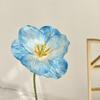 Double Petal Artificial Tulip Flowers White Wedding Bouquet Flowers New Fake Flowers Tulip  Garden