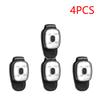 2-10PCS LED Clip Flashlight USB Charging LED Running Lights Multifunction Lightweight Warning Lights for Night Walking Fishing