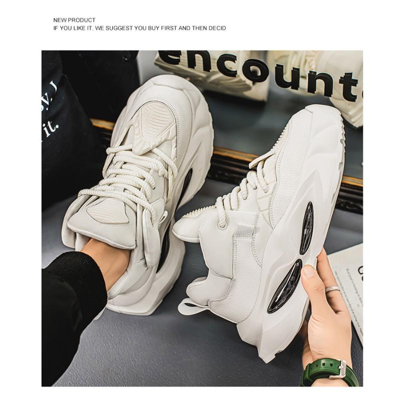 Mens Chunky Sneakers Thick Sole Comfortable Casual Shoes Daily Wear Walking Campus Style