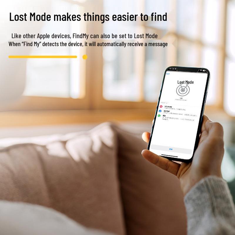 Porte-clés certifié avec traceur anti-perte: Localisateur sans fil pour animal de compagnie/enfant