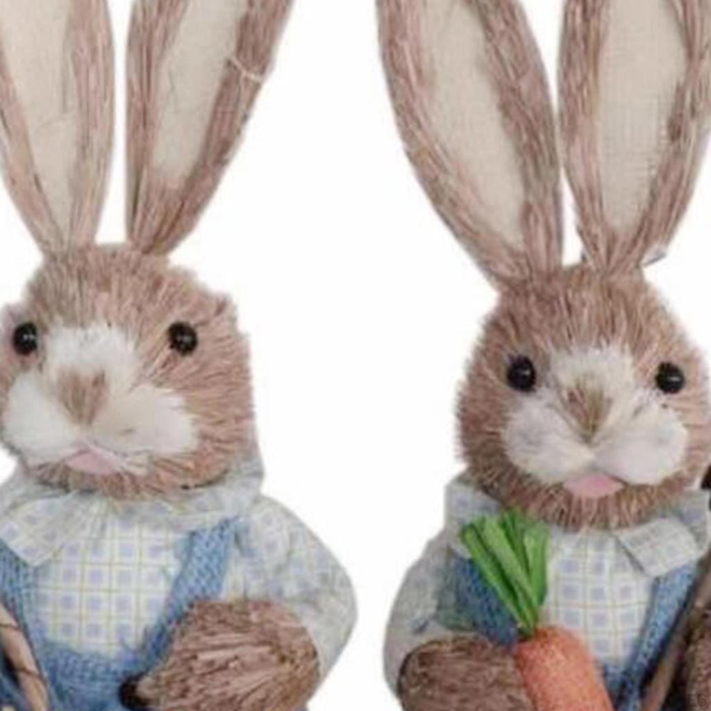 1 Pair Easter Bunny Decorations Ornaments