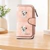 Spotted Dog Print Long Zipper Wallet Large Capacity Card Holder Unisex Clutch Bag Fashionable Zipper Coin Purse Perfect For Daily Commute Travel