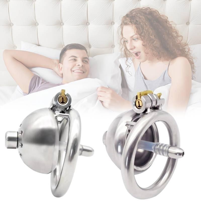 Ultra-compact Chastity Lock For Men Stylish And Discreet Adult Toy For Control