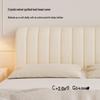 Soft Padded Bedside Cushion Headboard Cover - Washable & Simple Design for Double Beds