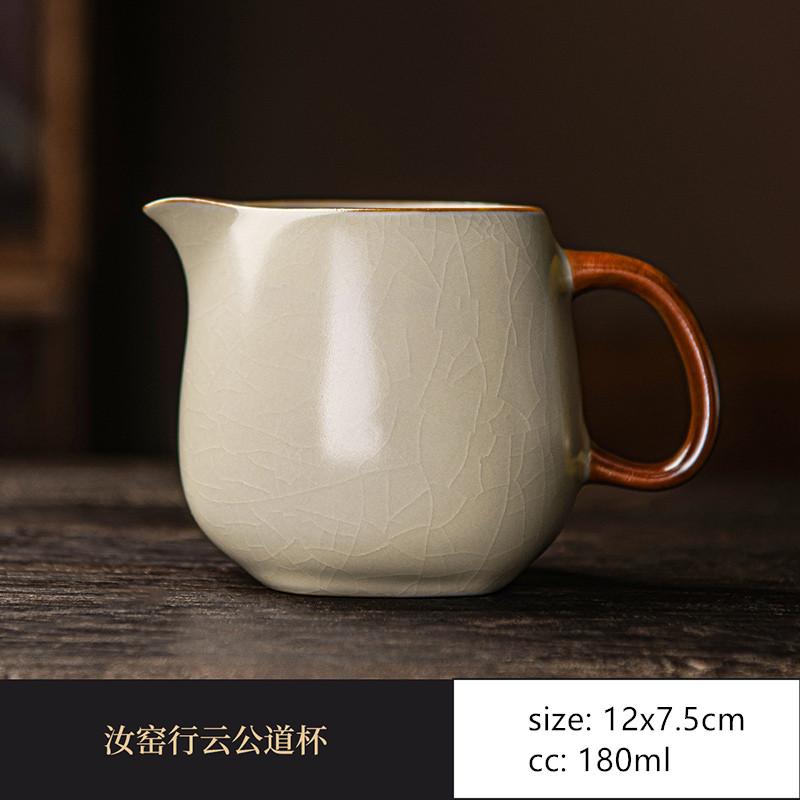 Изысканная керамическая чашка для чая, аксессуары, необработанная руда, пятицветный разделитель для чая, ручная работа, чашка для заваривания чая, китайская заварка для чая