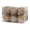 Foam Christmas Tree Ball Pendants 6pcs/box Hanging Christmas Ball Pendant Ornament Christmas Baubles Balls Ornaments