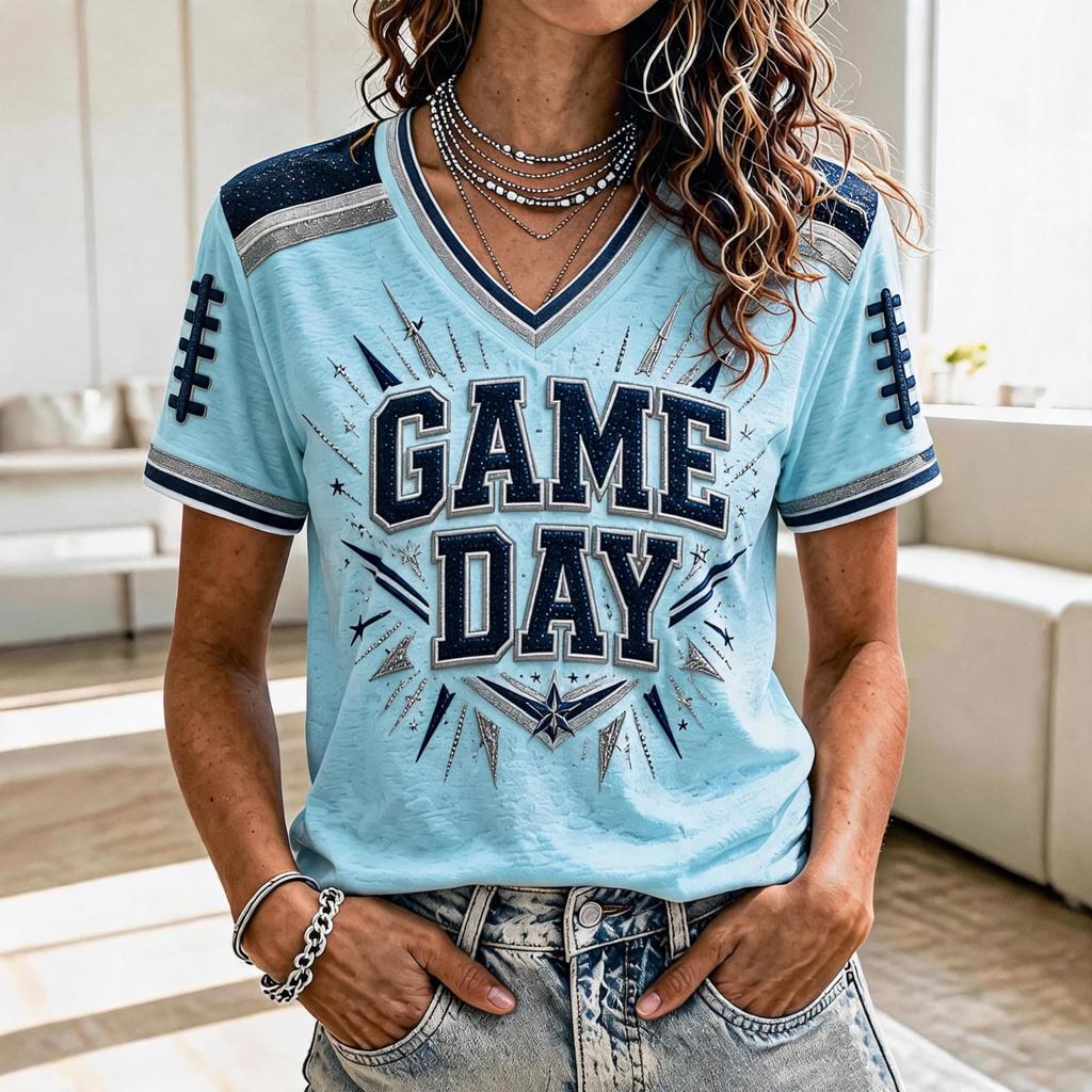 Conjunto de Animación de Fútbol para Mujer para Uso Diario, Uniforme de Equipo Deportivo