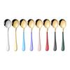 1010 Stainless Steel Titanium-Plated Multifunctional Spoon: Ideal for Desserts, Coffee, Soup, Kids, Household, or Hotel Use