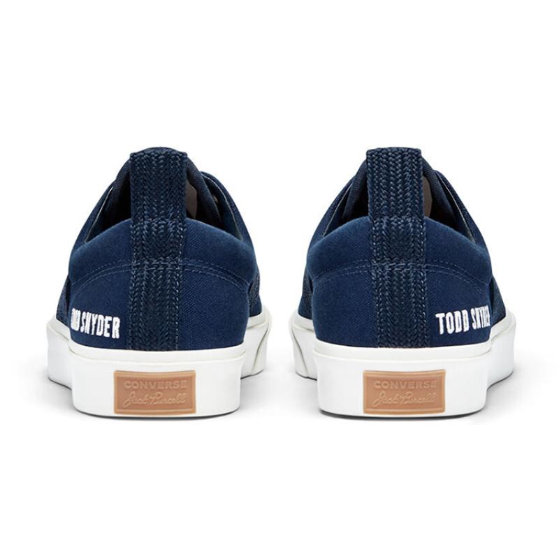 Todd Snyder X Converse Jack Purcell Collaboration Smile Comfortable Casual Low-Top Board Shoes Unisex Dark Night Blue
