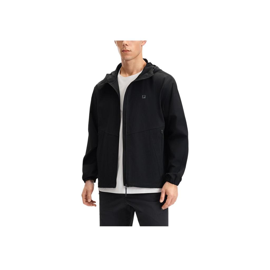 New FILA Fitness Jackets Coats Men's Jet Black A51M521704F-BK