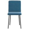 VidaXL Dining Chairs Set of 4 Blue Velvet 3315296