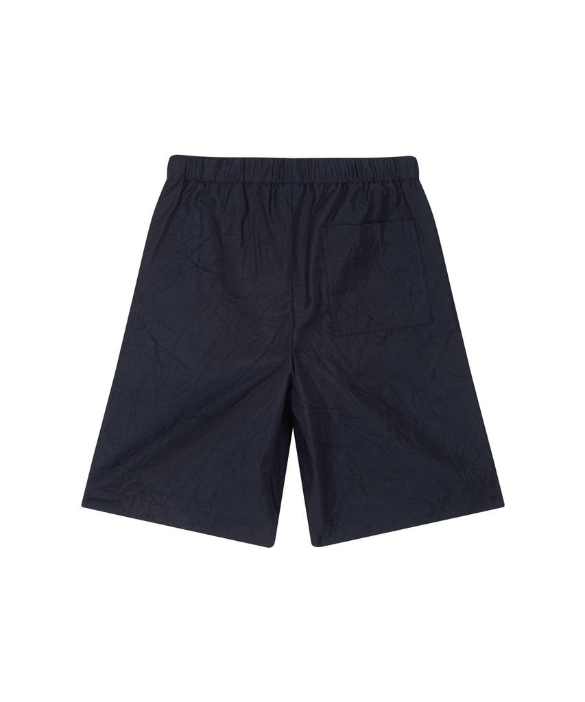 Millakodeu Wild Crease Bermuda Pants - Dark Navy