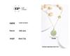 Hetian Jade Necklace: 2025 Women's Jade Pendant Choker with Peace Buckle Clavicle Chain In New Chinese Style