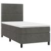 VidaXL Sommier à Lattes de Lit avec Matelas et LED, Lit Rembourré, Lit Simple, Lit Adulte de Chambre à Coucher Intérieur, 3136048