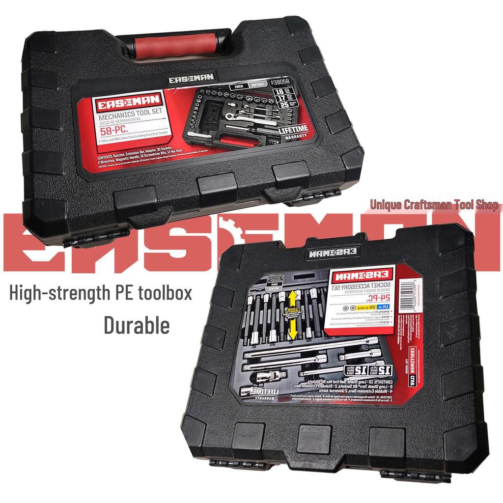 Universal Metric & Imperial Hex Socket Ratchet Wrench Tool Set for Car Repair