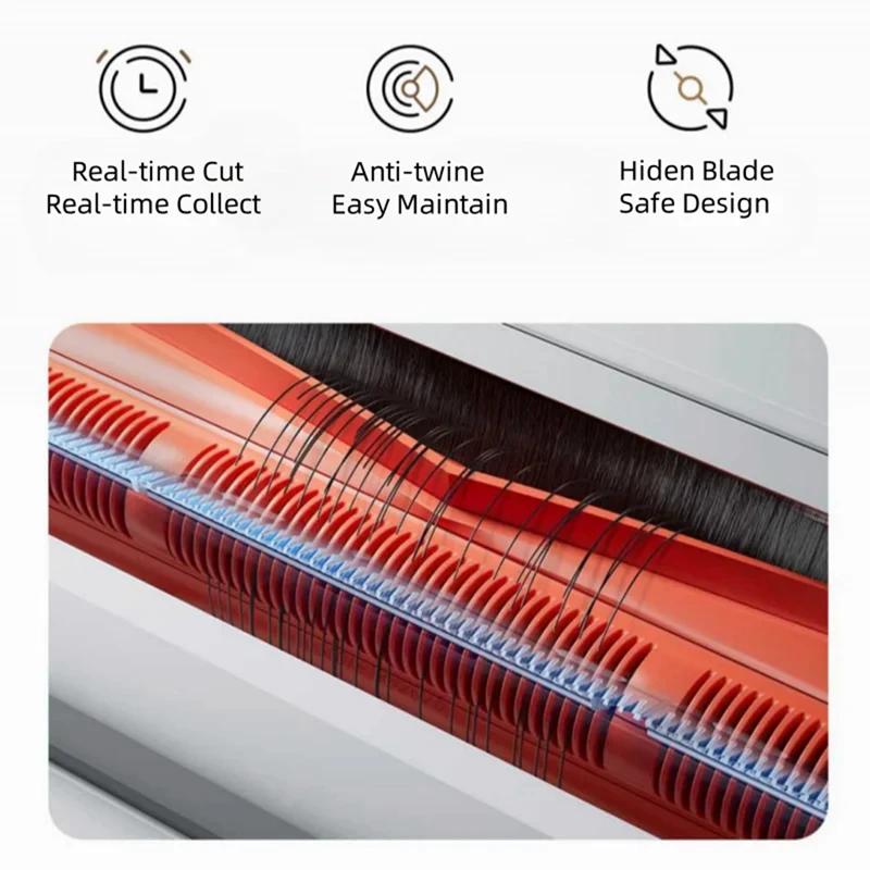 For XIAOMI Mijia M40 Omni 1S B116 X20 + / X20 Plus S20+ M30S Original Cutting Hair Anti-Tangle Roller Brush Accessories 
