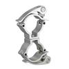 Double Lock Aluminum Stage Light Hook Clamp Featuring Tool Easy Installation & High Load Capacity for 25-30mm Tubes
