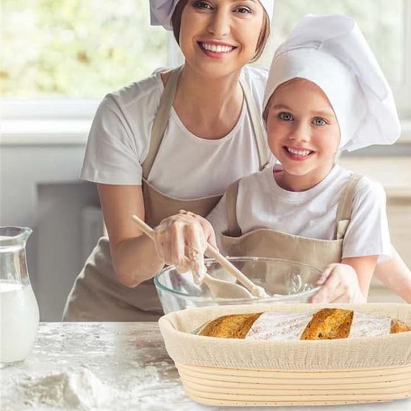 Proofing Basket Round Oval Baking Dough Basket Rattan Sourdough Baskets Bread Baking For Bread Dough Flour Sourdough With Liner
