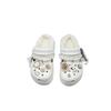 Crocs Classic Platform Clog Miss MH Plan Casual Versatile Fashion Accessories Hole Shoes Women's White